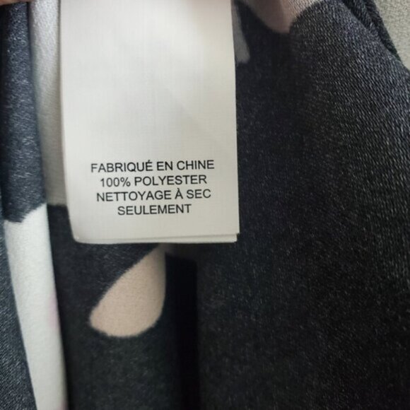 Kate Spade Posey Black Mock Turtleneck Floral Swing Dress Size 2 - Picture 8 of 10